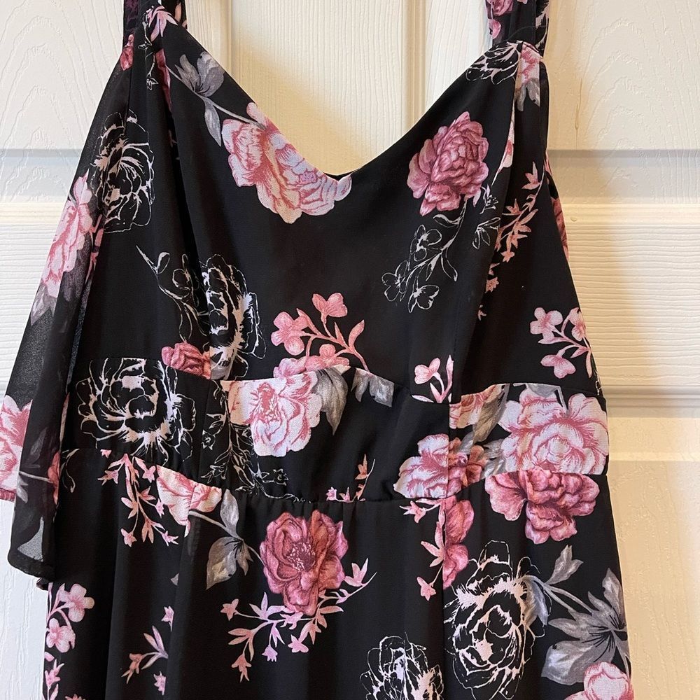 Torrid Cold Shoulder Rose Dress - Picture 6 of 12